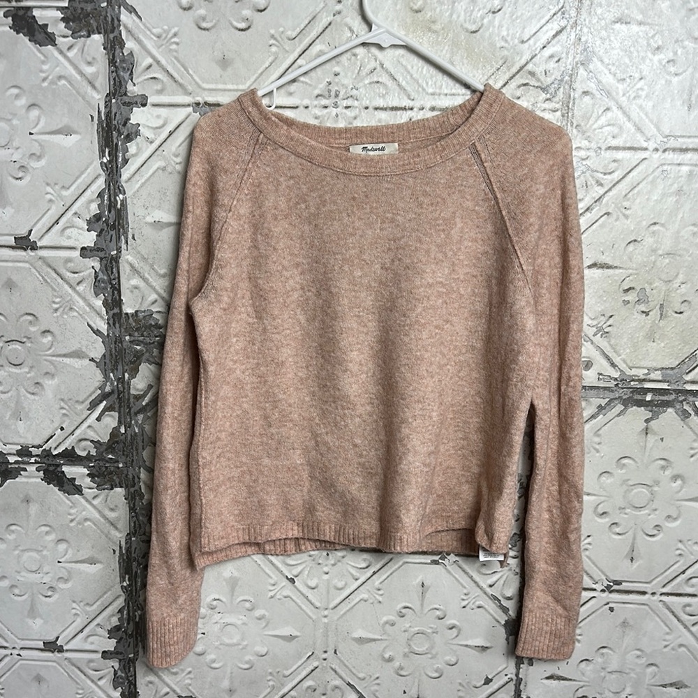 Madewell Blush wool alpaca blend Knit Sweater